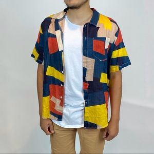 Patterned Button Up *MUST GO*